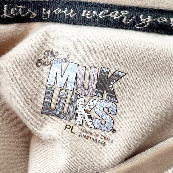 Muk Luks Velvet Velour Pullover Sweatshirt - Picture 5 of 10